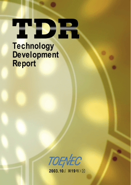 TDレポート Vol.19（2003.10）