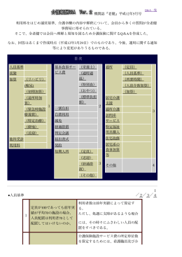 介護報酬QA（Ver.2）