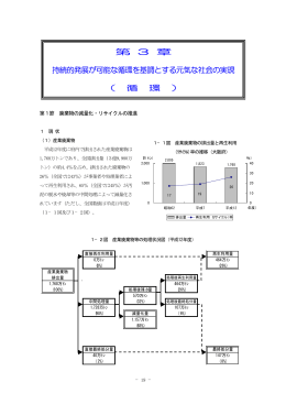 第 3 章 持続的発展が可能な循環を基調とする元気な社会の実現