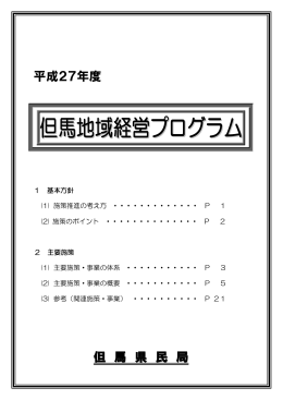 平成27年度地域経営プログラム（PDF：689KB）