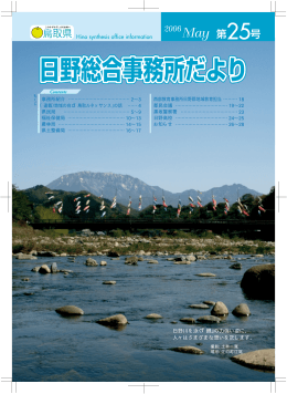 日野川を泳ぐ『鯉』の力強い姿に、 人々はさまざまな思いを託します。