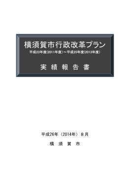 （平成23年度～平成25年度）実績報告書（PDF：890KB）
