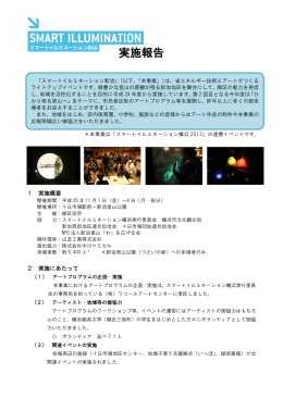 スマートイルミネーション新治実施報告書【PDF/0.8MB