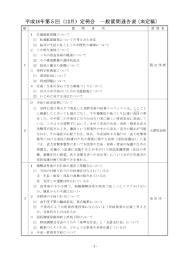 一般質問（PDF・約290キロバイト）