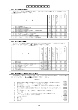世 論 調 査 調 査 票