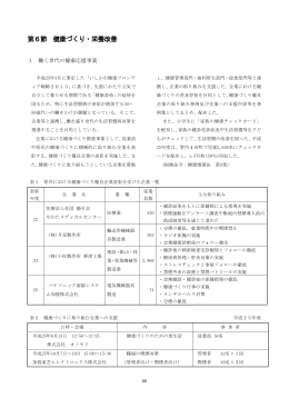 第6節 健康づくり・栄養改善（PDF：519KB）