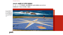 2016年 内部監査全世界実態調査