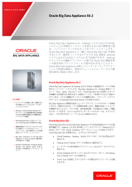Oracle Big Data Appliance X6