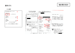 都市ガス 検針票の見方