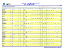 United Arab Shipping Company (SAG) UASC JAPAN CO., LTD
