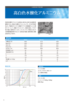高白色水酸化アルミニウム