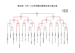 第36回 スポーツ少年団軟式野球交流川島大会