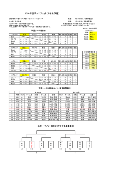 2016年度ジュニア大会（3年生予選）