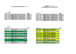 7月30日 スケジュール 審判 スケジュール 審判 13:30～14:15 田無