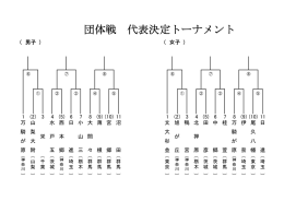 団体代表決定T