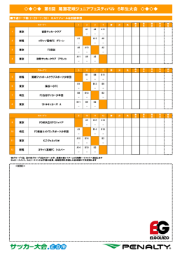 印刷用PDF - サッカー大会