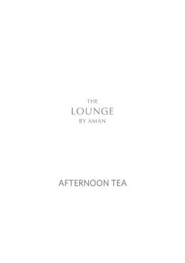 アフタヌーンティーメニュー