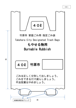 別紙1（指定ごみ袋イメージ）