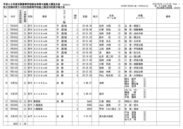 新・タイ記録一覧表