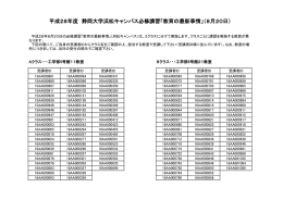 平成28年度 静岡大学浜松キャンパス必修講習「教育の最新事情」（8月