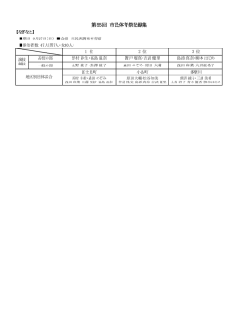 第55回 市民体育祭記録集