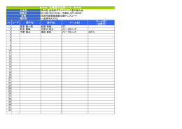 出場選手名簿シート