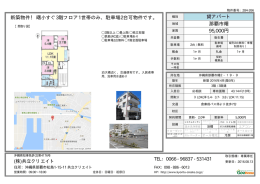 貸アパート 那覇市曙 95,000円 (株)共立クリエイト
