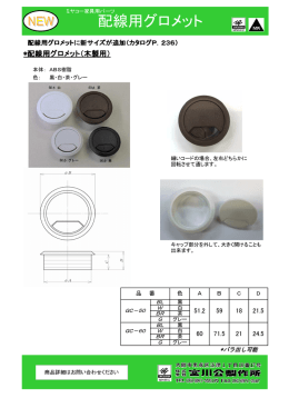 配線用グロメット