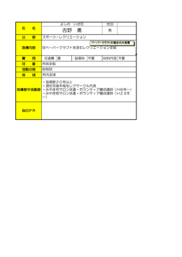 吉野 勇 - 筑後市