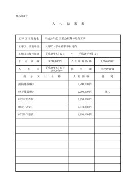 平成28年度 三里分校解体処分工事
