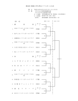 組合せ - 埼玉県ソフトボール協会