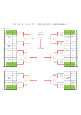 平成28年度 第43回全国中学生テニス選手権大会(団体戦) 近畿地区