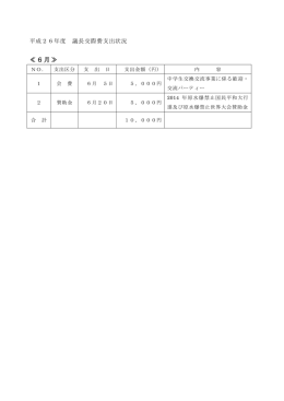 ≪6月≫