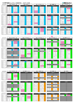 組合せ表（PDF版） - FC相模原 HORTENCIA