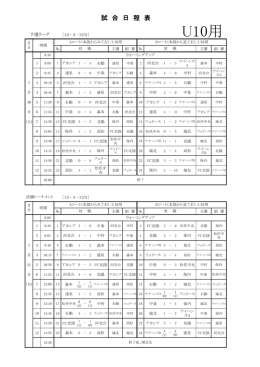 U10用 - 金沢城北 FC