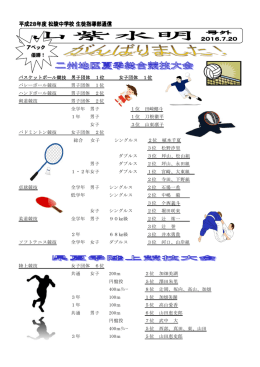 アベック 優勝！