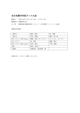 全日本都市対抗テニス大会