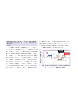 貨物駅構内におけるフォークリフト稼働台数の 評価手法