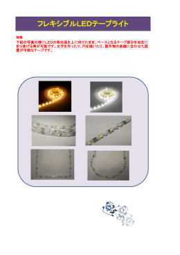 フレキシブルLEDテープライト