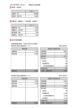 ディスクロージャー DISCLOSURE