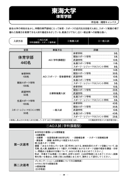 東海大学 - 体育進学センター