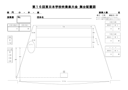 舞台配置図 - WAKWAK