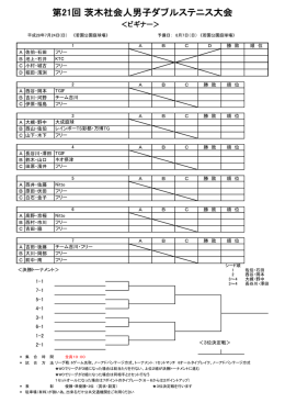 ビギナー - 茨木テニス連盟