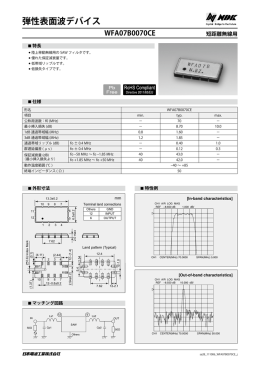 弾性表面波デバイス