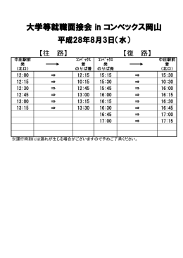 にコンベックス岡山での