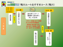鴨川ルートおすすめコース（鴨川）