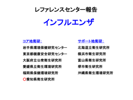 インフルエンザ - 国立感染症研究所