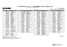こちら - JGA 日本ゴルフ協会