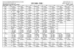 男子決勝一覧表 - 都城工業高等専門学校