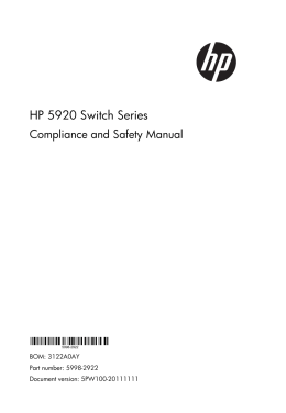 HP 5920 Switch Series